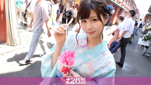 マジ軟派、初撮。 1849 【高校教師の休日】浅草で見つけた浴衣女子をナンパ!はだけさせると妙にエロい浴衣マジック!子どもたちには見せられないあられもない姿で感じまくってしまうのだった! MGS