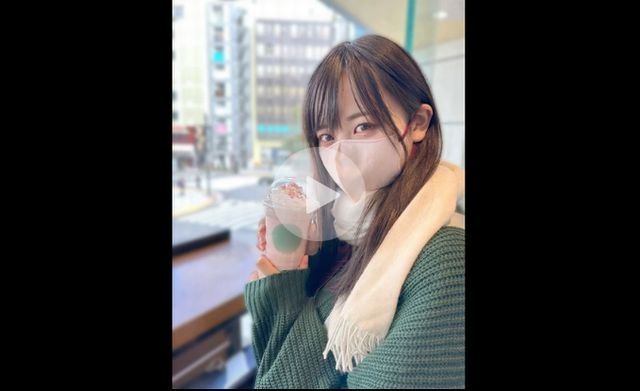 【顔出しサンプル】驚愕BMI15.8 ”高身長痩せ巨乳18歳” 制服出演。危険日ゴム無し中出し映像。 - 素人