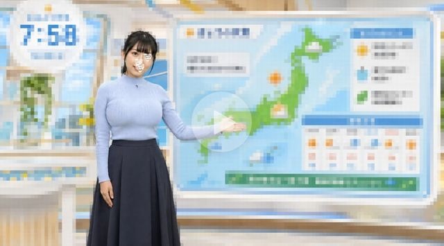 【顔出し解禁】『伝説のHカップ爆乳気象予報士』業界激震のガチハメ撮り緊急公開。 ※残りわずか - 素人