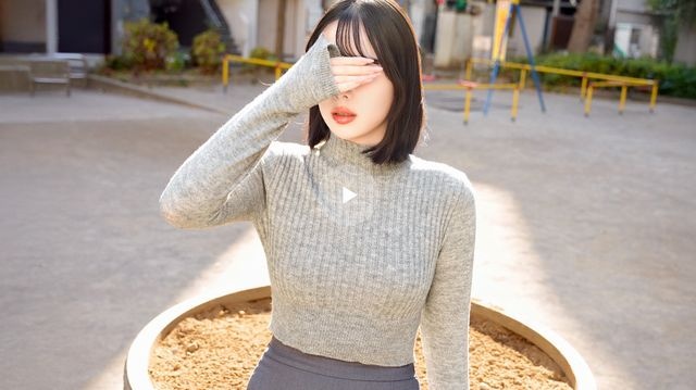 グラビア系美女と中出しPtoMセックス!