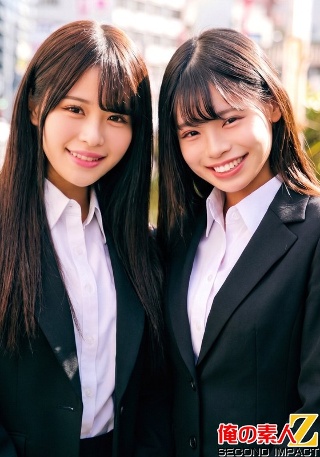 素人男女モニタリングAV！出張先のホテルで上司と部下が相部屋チャレンジ！まりんちゃんとひなちゃん