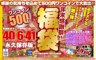 [【VR】【500円ワンコイン】年末感謝祭！！ 福袋 40タイトル6時間41分-4Kを超えるHQ/60fps超画質-永久保存版]