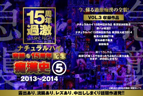 ナチュラルハイ奇跡の15周年記念 痴漢史(5)2013-2014 VOL.3
