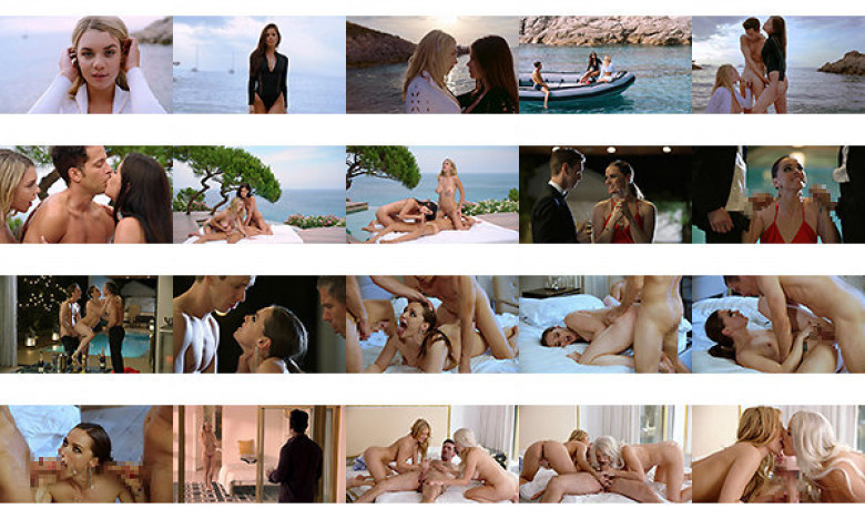 【VIXEN】Vixen～リゾート地で男と3Pでハメまくる変態海外美女たち～:Image