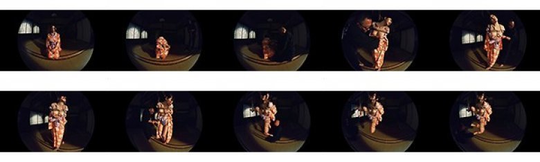 【VR】緊縛VR2『片足吊りからの腿縛り』 紫月いろは:Image