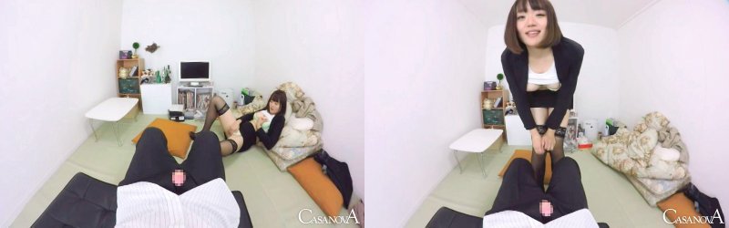 【VR】妹キャラOLのオナニーが意外と大胆 鈴木理沙:サンプル画像